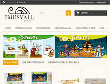 Tablet Screenshot of emusvall.com